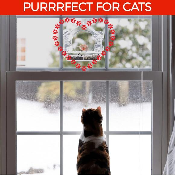 Nature Anywhere Birds-I-View Acrylic Window Bird Feeder for Outdoor New In Box - Picture 6 of 13